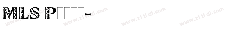 MLS Plain字体转换